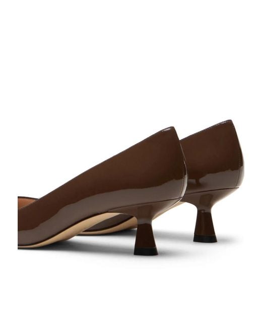 Stuart Weitzman Brown Stuart Sculpt Pump 50