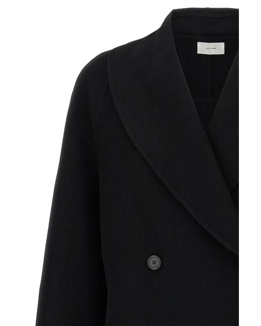 The Row Blue Polli Double Breasted Jacket