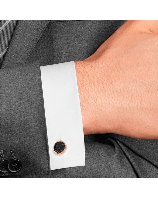 Montblanc Blue Logo Cufflinks for men