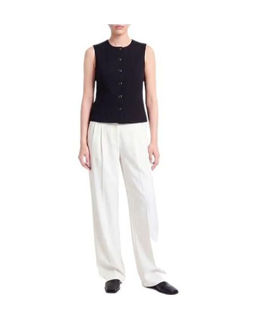 Rag & Bone Black Solid Sleeveless T-Shirt