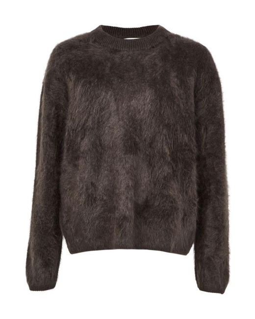 Lisa Yang Brown Natalia Cashmere Sweater