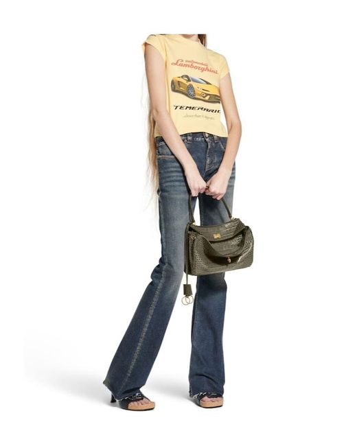 Balenciaga Multicolor Rodeo Small Top Handle Bag