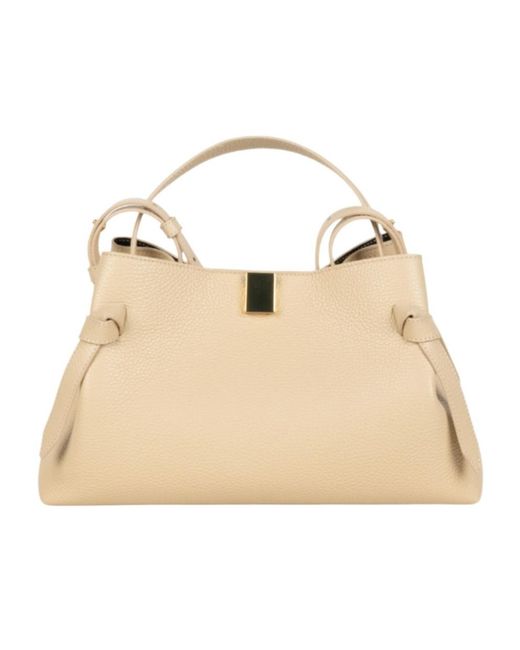 Yuzefi Natural Mini Gyoza Top-Handle Tote Bag