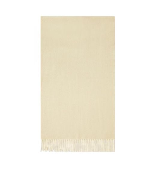 Loro Piana Natural Two-Tone Neck Scarf