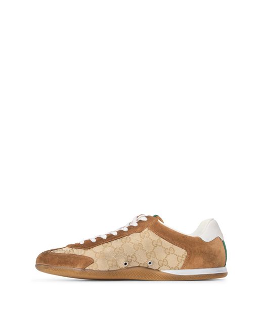 Gucci Brown Shift Trainers for men