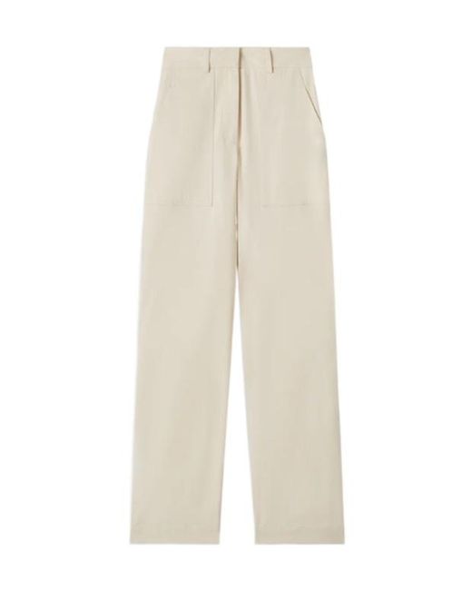 Joseph White Jaber Light Cotton Trousers