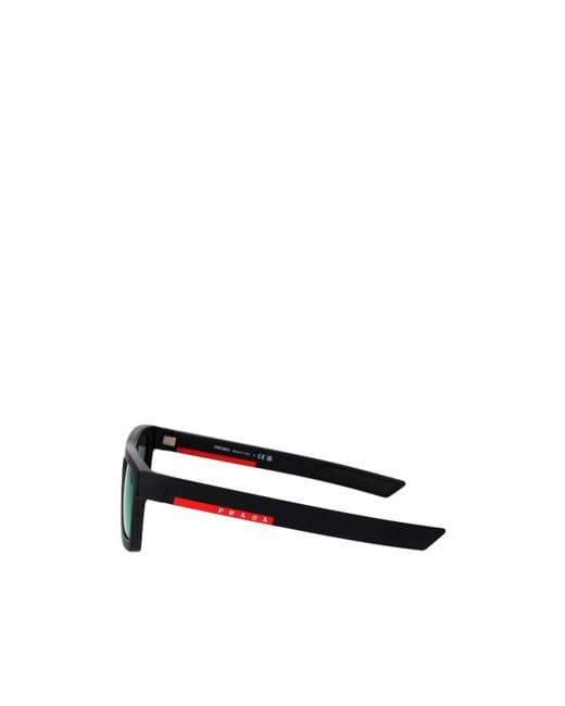 Prada Linea Rossa Blue Square-Frame Sunglasses for men