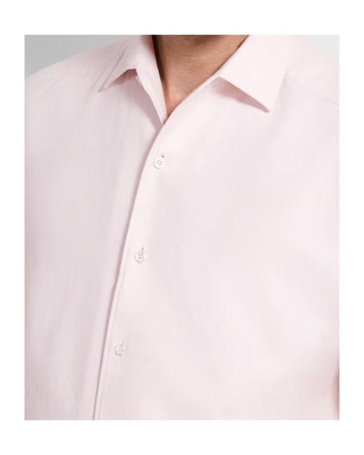 Zegna Pink Long-Sleeve Shirt for men