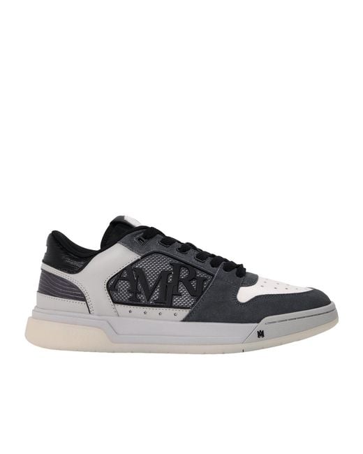 Amiri Blue Mesh Panel Sneakers for men