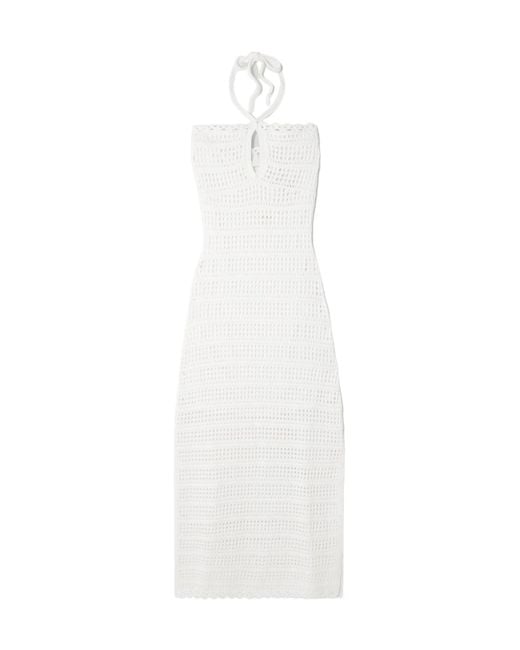 jonathan simkhai white cut out dress Jonathan Simkhai Alex Pleated Poplin Cut-Out Shirt Dress on Garmentory