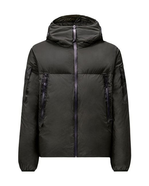 C P Company Black Metropolis Series Metroshield Hooded Down Jacket for men