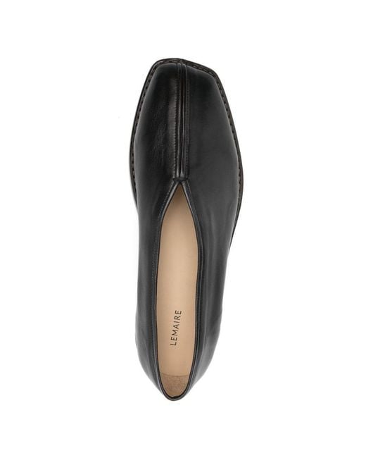 Lemaire Black Slip-On Loafers for men