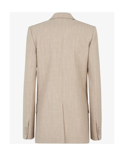 Fendi Natural Flannel Blazer