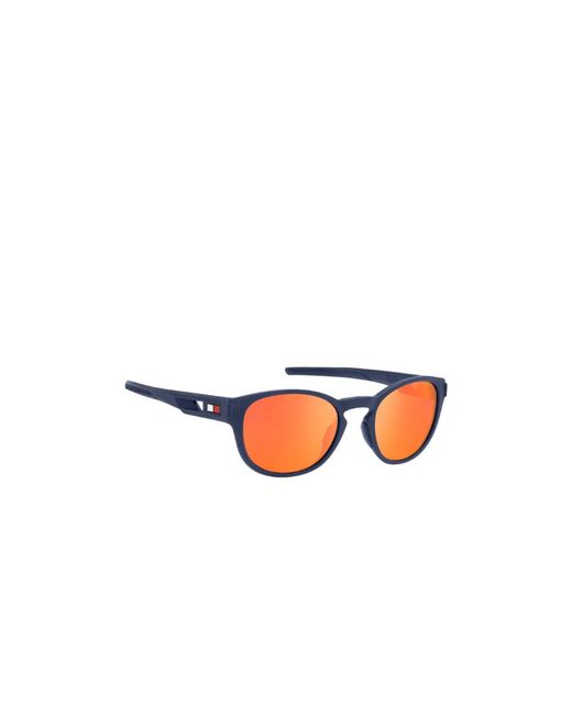 Tommy Hilfiger Orange Round Shield Sunglasses for men