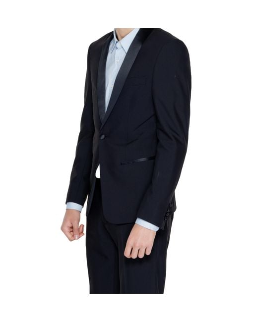 Antony Morato Blue Single-Breasted Suit Jacket for men