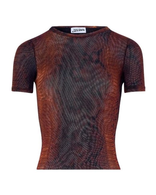 Jean Paul Gaultier Red Crew Neck T-Shirt