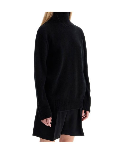 The Row Blue Hepny Turtleneck Knitted Jumper
