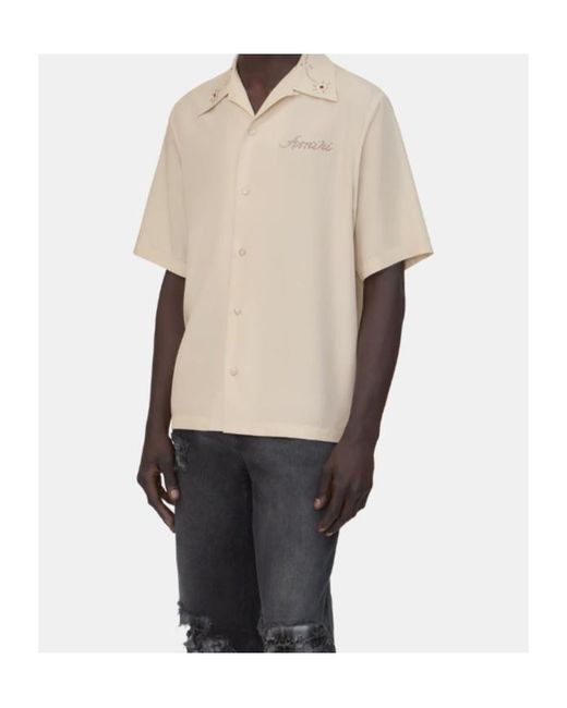 Amiri White Stud Camp Shirt for men