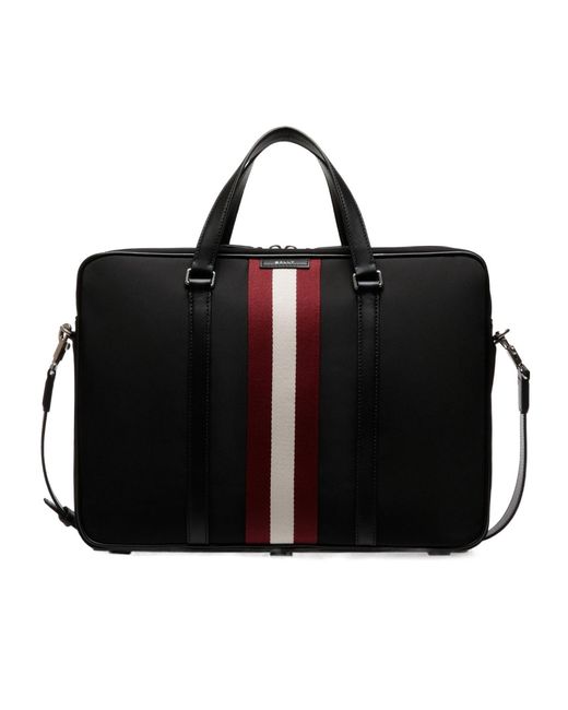 Bally Black Code Briefcase for men