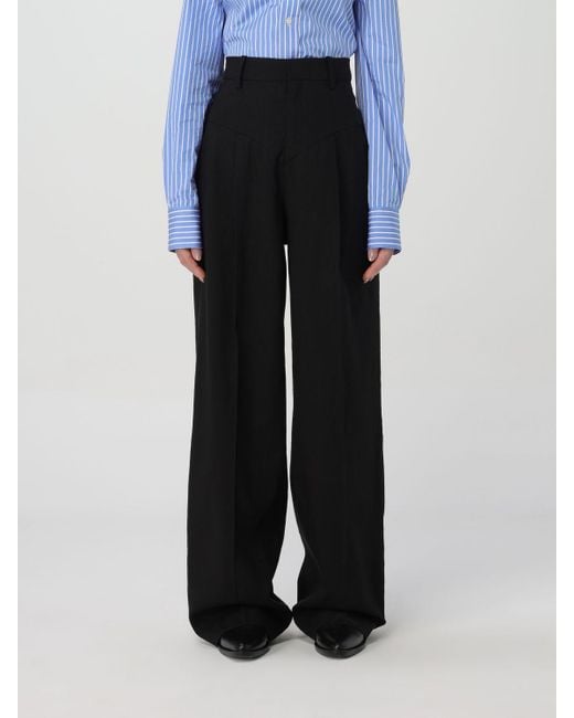 Isabel Marant Black Staya Wide-Leg Pants