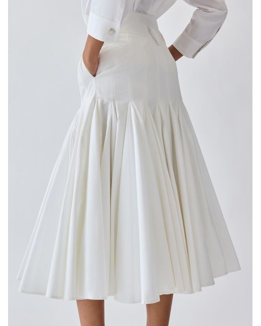 Jacquemus White The Agave Skirt