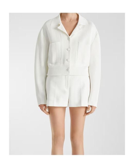 Fendi White Blouson