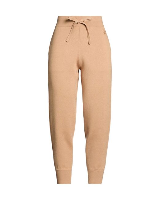 Burberry Natural Slim-Fit Knit Pants