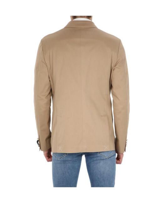 Tonello Natural Double-Breasted Jacket for men