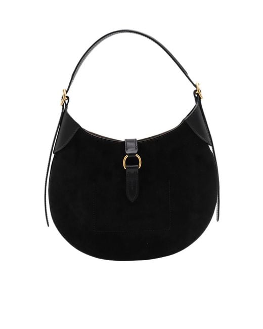 Polo Ralph Lauren Black Top Handle Tote Bag
