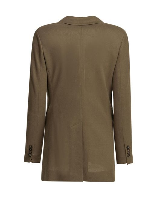 Circolo 1901 Green Single-Breasted Blazer