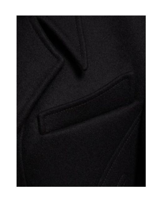 Mugler Black Long-Sleeved Coat