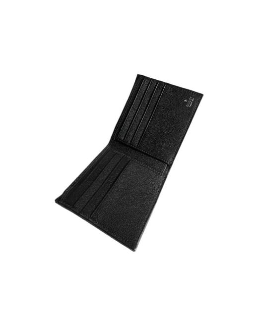 Gucci Black Essence Classic Bi-Fold Wallet for men