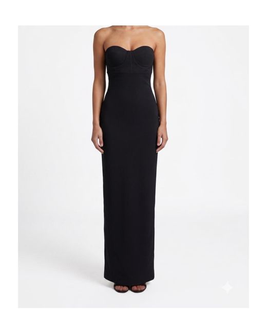 Solace London Black London Keaton Strapless Maxi Dress