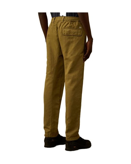 C P Company Green Lens Pocket Cargo Pants for men