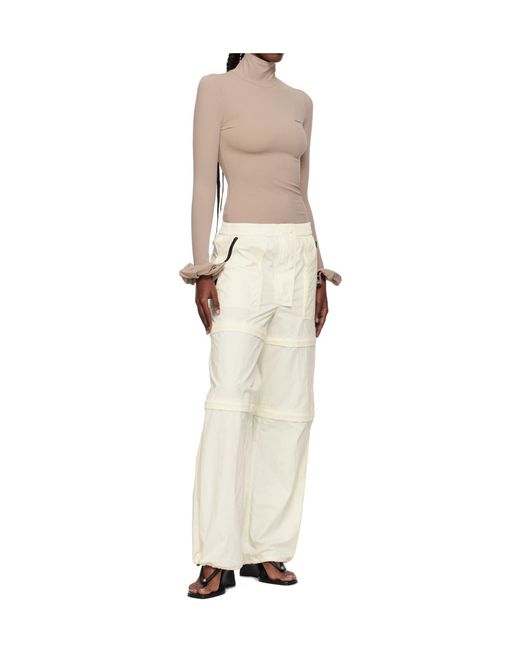 Pushbutton Natural Three Way Detachable Casual Pants