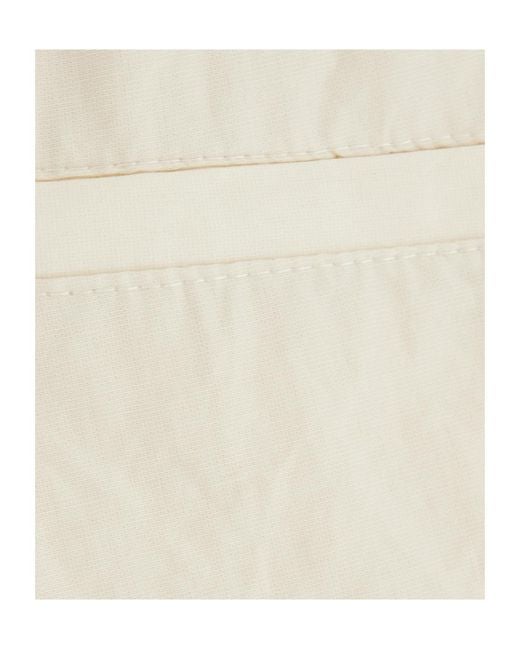 Willy Chavarria White Belt Loop Shorts for men