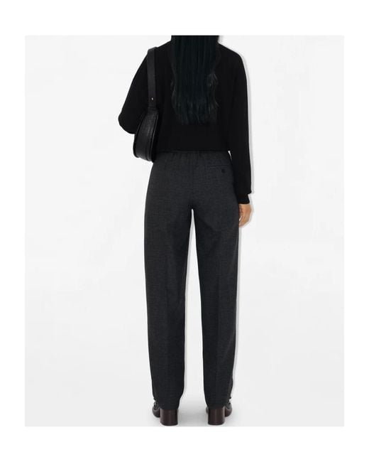 Burberry Black Long Sleeved High-Neck Jumper