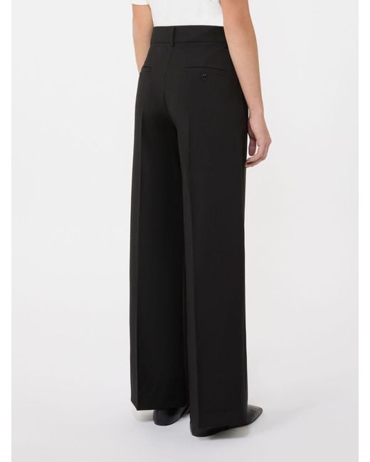 Weekend by Maxmara Black Visivo Pressed Crease Pants