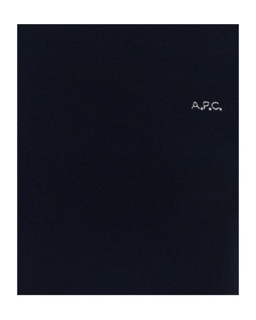 A.P.C. Black Gia Short-Sleeve Knitted Top