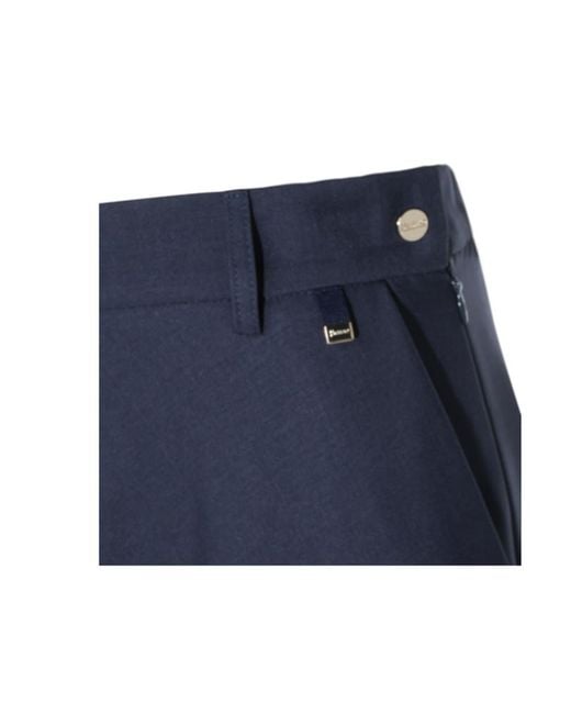 Herno Blue Pleated Skirt