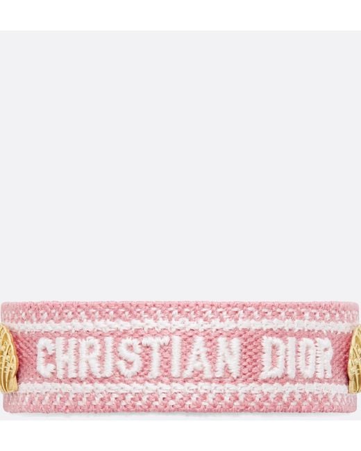 Dior Pink Iviera Christian Bracelet