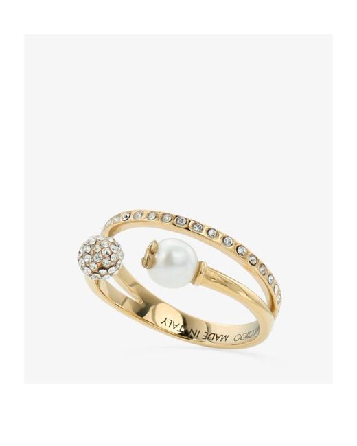 Jimmy Choo Metallic Double Ring