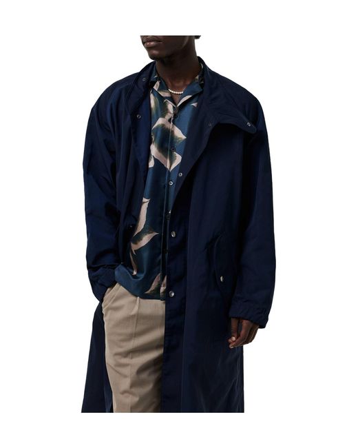 Dries Van Noten Blue Rannon Coat for men