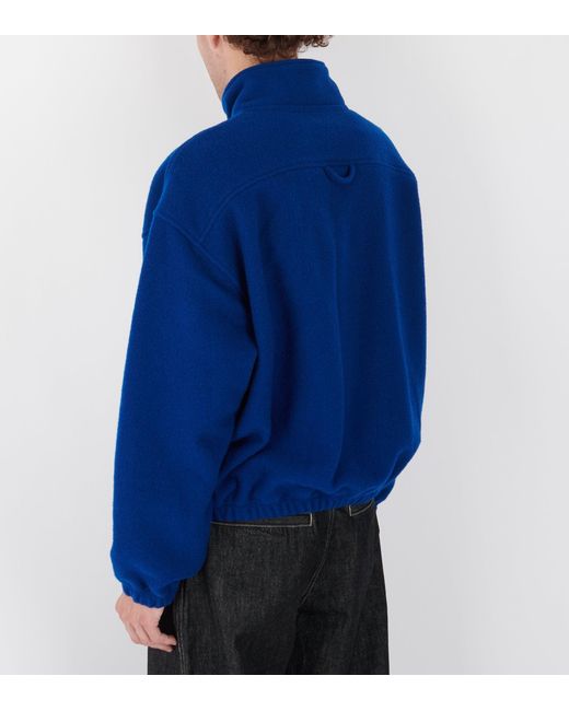 Rier Blue Long-Sleeved Pullover for men