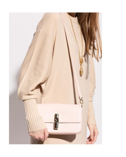 Furla Pink Iride Small Crossbody Bag