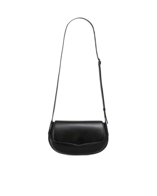 Lemaire White Belly Leather Shoulder Bag