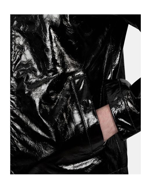 sunflower Black Lapel Leather Jacket for men