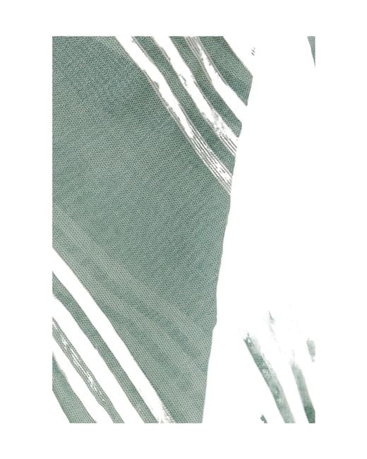 Admona Green Light Striped Shirt