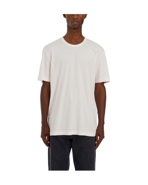 James Perse White Short-Sleeved T-Shirt for men
