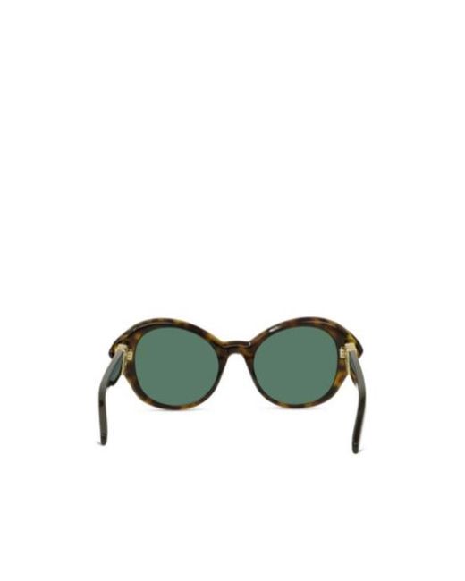 Givenchy Green Eyewear Cat-Eye Frame Sunglasses